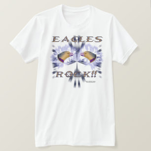 Camiseta O t-shirt dos homens da rocha II de Eagles