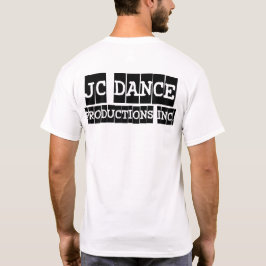 Camiseta O t-shirt dos homens das produções da dança de JC