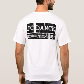 Camiseta O t-shirt dos homens das produções da dança de JC