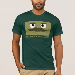 Camiseta O t-shirt dos homens de BBSS Moustachios #1