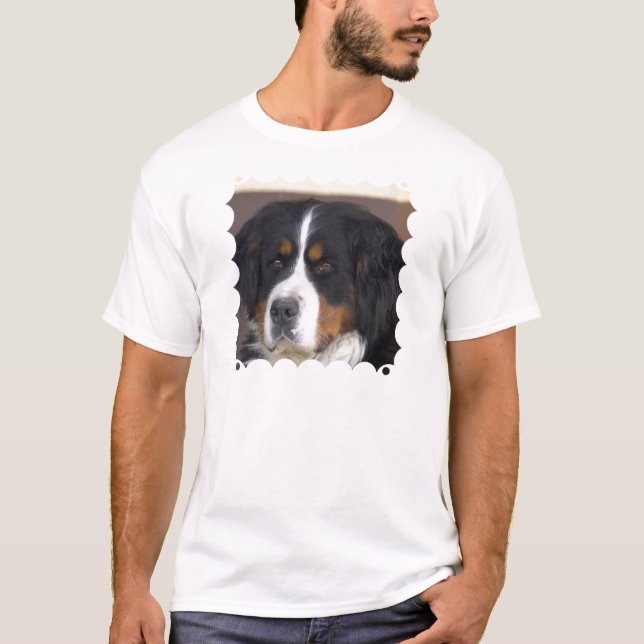 Camiseta O t-shirt dos homens de Berner Sennenhund (Frente)