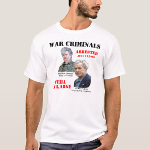 Camiseta O t-shirt dos homens de BUSH/KARADZIC