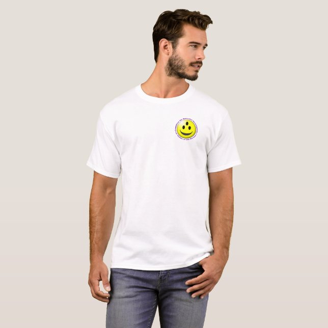 Camiseta O t-shirt dos homens de CSICON (Frente Completa)