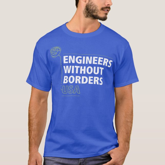 Camiseta O t-shirt dos homens de EWB-USA (Frente)
