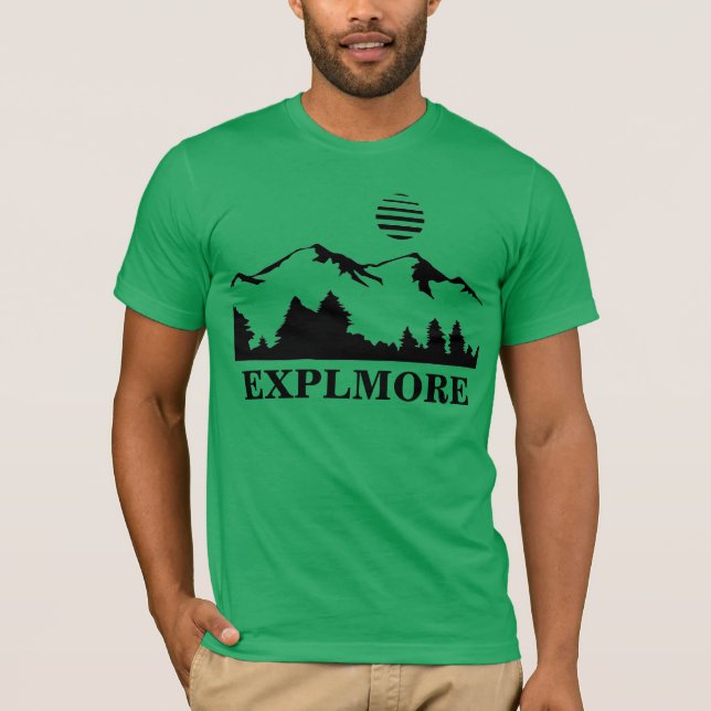 Camiseta O t-shirt dos homens de EXPLMORE (Frente)