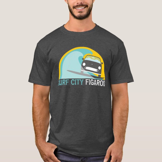 Camiseta O t-shirt dos homens de Figaro (Frente)