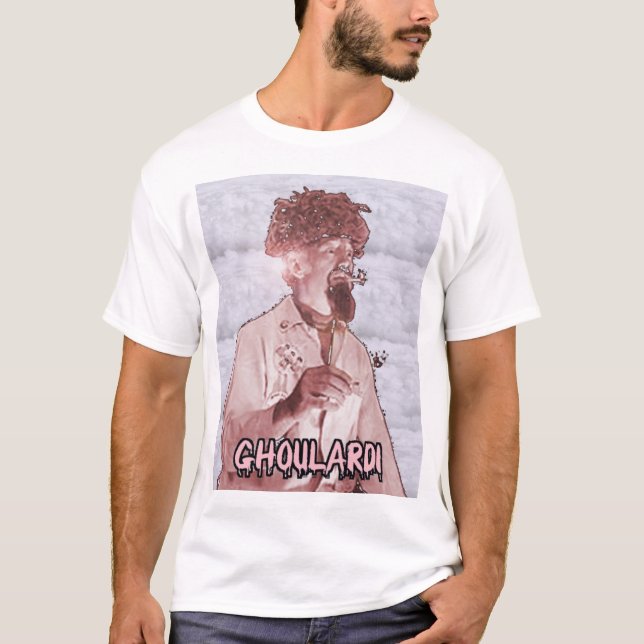 Camiseta O t-shirt dos homens de Ghoulardi (8 surreais) (Frente)