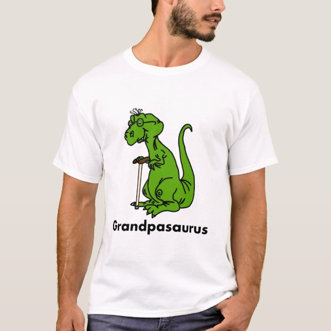 Camiseta O t-shirt dos homens de Grandpasaurus (Frente)