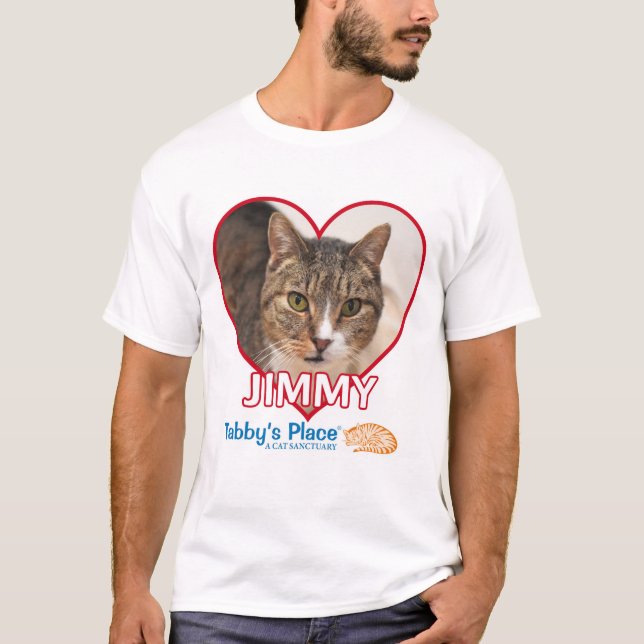 Camiseta O t-shirt dos homens de Jimmy (Frente)