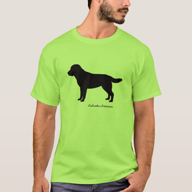Camiseta O t-shirt dos homens de labrador retriever (Frente)