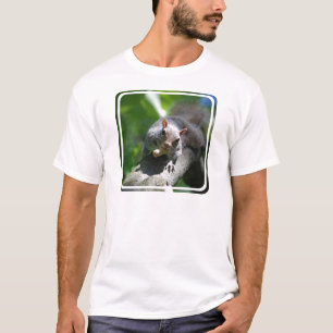 Camiseta O t-shirt dos homens de noz do esquilo