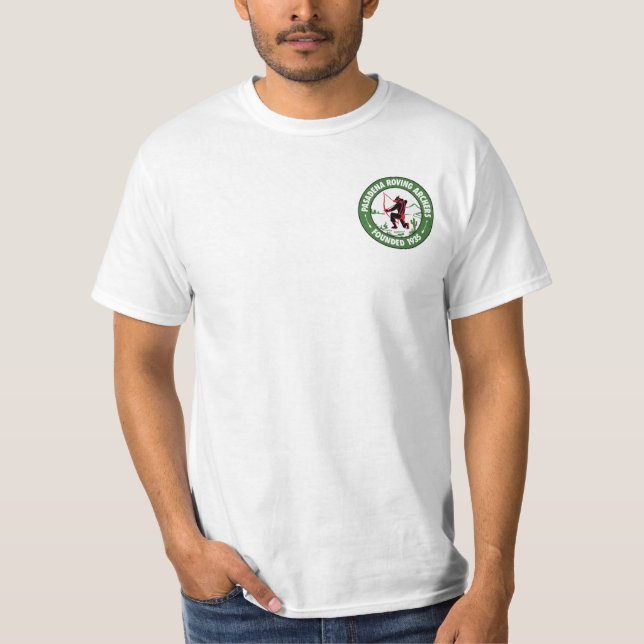Camiseta O t-shirt dos homens de PRA - branco (Frente)