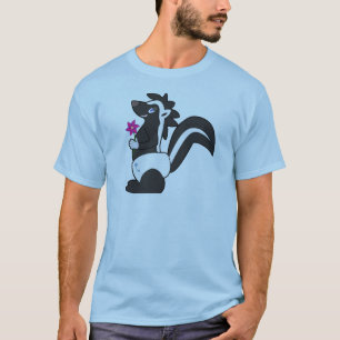 Camiseta O t-shirt dos homens de Skunkdude - letras grandes
