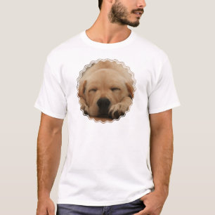 Camiseta O t-shirt dos homens de sono do golden retriever