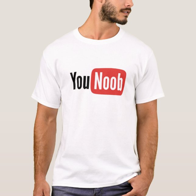 Camiseta O t-shirt dos homens de YouNoob (Frente)