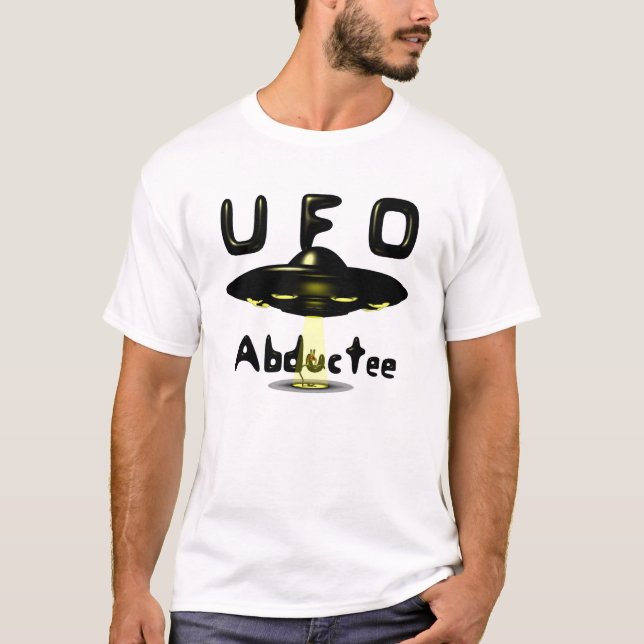Camiseta O t-shirt dos homens do Abductee do UFO (Frente)