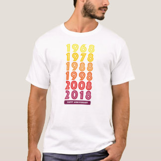 Camiseta O t-shirt dos homens do aniversário de K&D