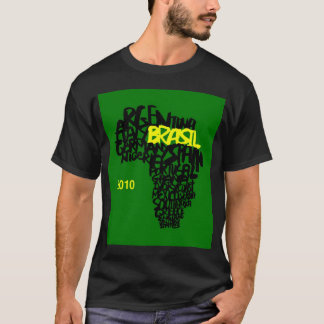 CAMISETA O T-SHIRT DOS HOMENS DO BASIC DE BRASIL DO
