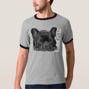 Camiseta O t-shirt dos homens do buldogue francês