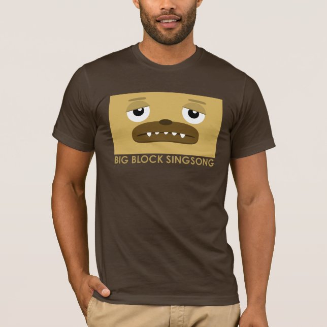 Camiseta O t-shirt dos homens do cão de BBSS (Frente)