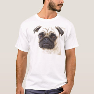 Camiseta O t-shirt dos homens do cão do Pug