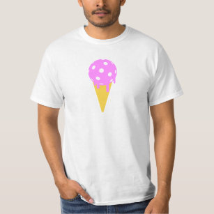 Camiseta O t-shirt dos homens do cone do sorvete do verão