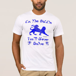 Camiseta O t-shirt dos homens do crivo da esfinge
