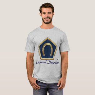 Camiseta O t-shirt dos homens do descendente de Germanna