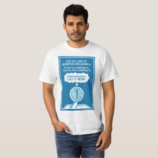Camiseta O t-shirt dos homens do dilema do quantum