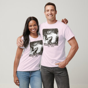 Camiseta O t-shirt dos homens do Emoticon de Yellowstone -