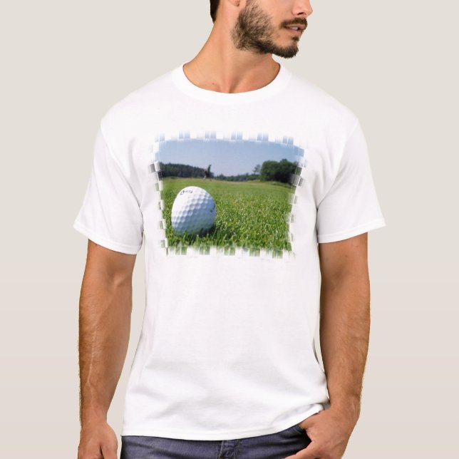 Camiseta O t-shirt dos homens do fairway do golfe (Frente)