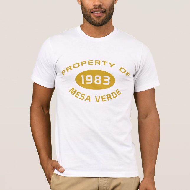 Camiseta O t-shirt dos homens do Mesa Verde (Frente)