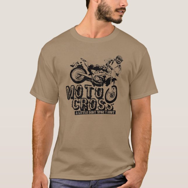 Camiseta O t-shirt dos homens do motocross (Frente)