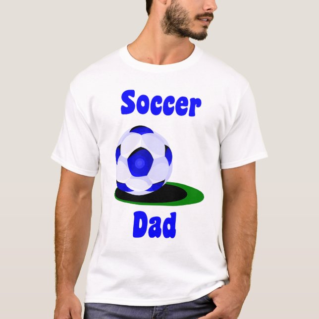 Camiseta O t-shirt dos homens do pai do futebol (Frente)