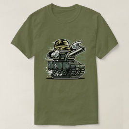 Camiseta O t-shirt dos homens do tanque da guerra