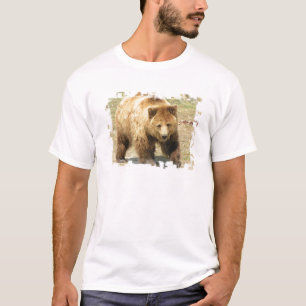 Camiseta O t-shirt dos homens do urso de urso