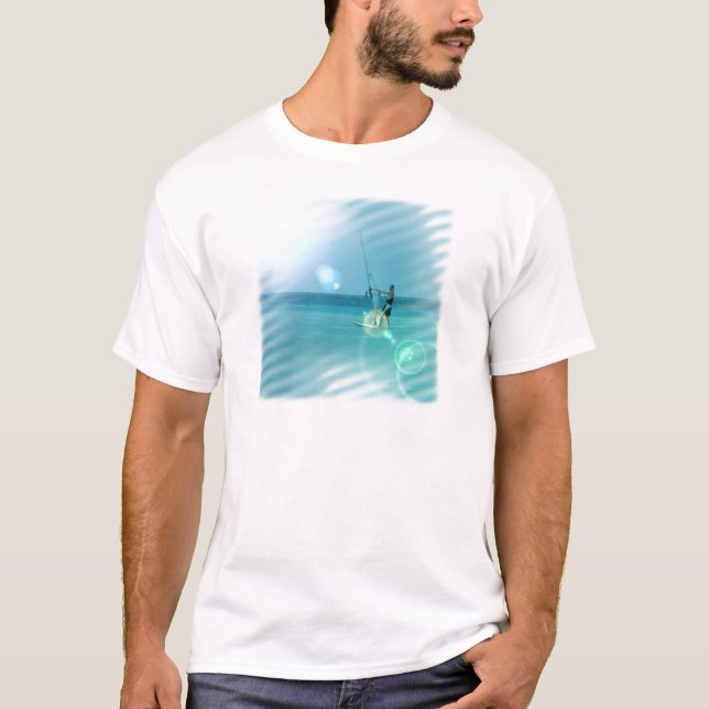 Camiseta O t-shirt dos homens do Windsurfer (Frente)