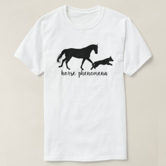 Camiseta O t-shirt dos homens dos fenômenos do cavalo (luz)