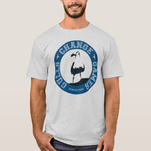 Camiseta O t-shirt dos homens dos jogos da mudança das