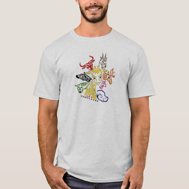 Camiseta O t-shirt dos homens dos Ungulates de AZA (Frente)