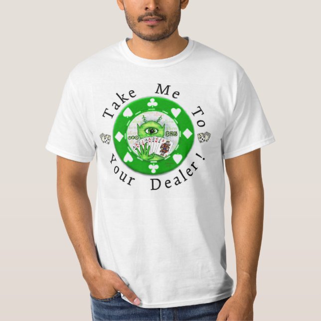 Camiseta O t-shirt dos homens estrangeiros da microplaqueta (Frente)