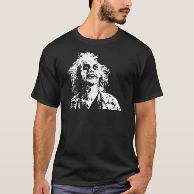 Camiseta O t-shirt dos homens icónicos de Michael Keaton da (Frente)