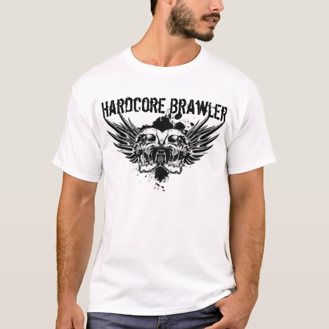Camiseta O t-shirt dos homens incondicionais do Brawler (Frente)