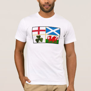 Camiseta O t-shirt dos homens (Inglaterra, Scotland,