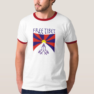 Camiseta O t-shirt dos homens livres de Tibet