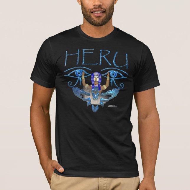 Camiseta O t-shirt dos homens Mystical de Heru (Frente)