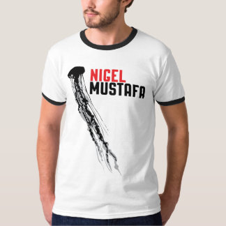 Camiseta O t-shirt dos homens oficiais de Nigel Mustafa