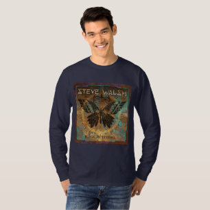 Camiseta O t-shirt dos homens pretos por muito tempo