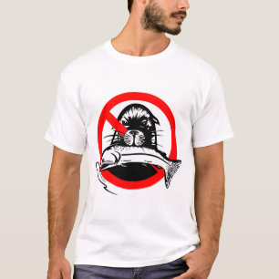 Camiseta O t-shirt dos homens Salmon do ladrão
