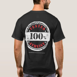 Camiseta O t-shirt dos homens: Slogan ateu por Dominic